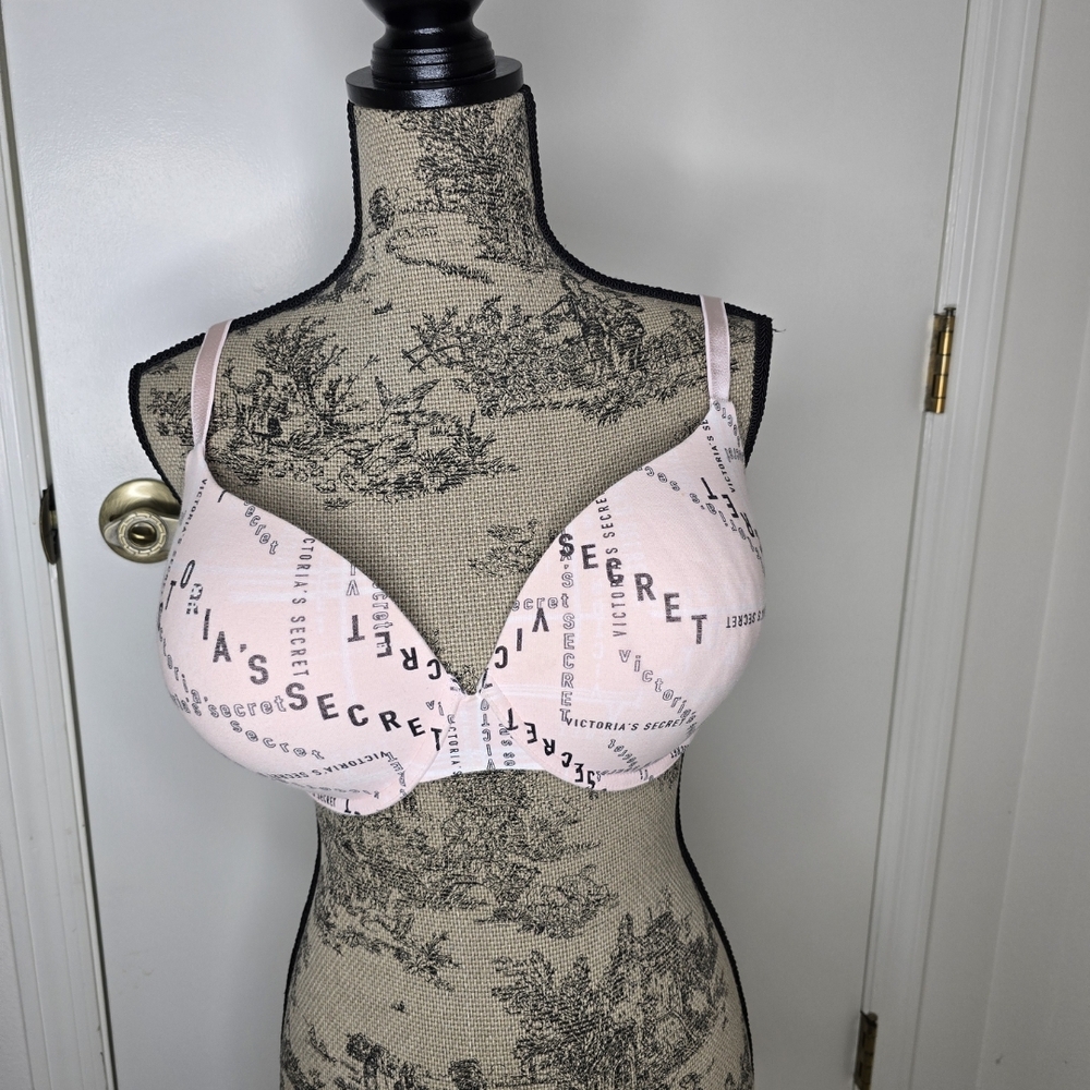 Victoria's Secret Pink Underwire T-Shirt Pushup Full Coverage Bra 36DDD